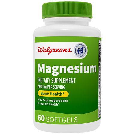 Walgreens Magnesium 400 mg Softgels