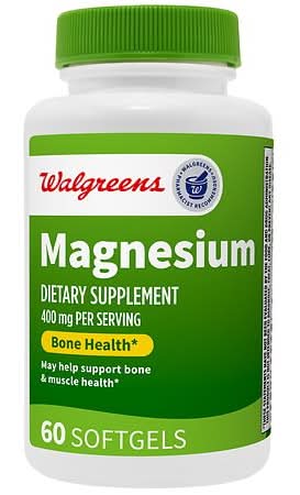 Walgreens Magnesium 400 mg Softgels