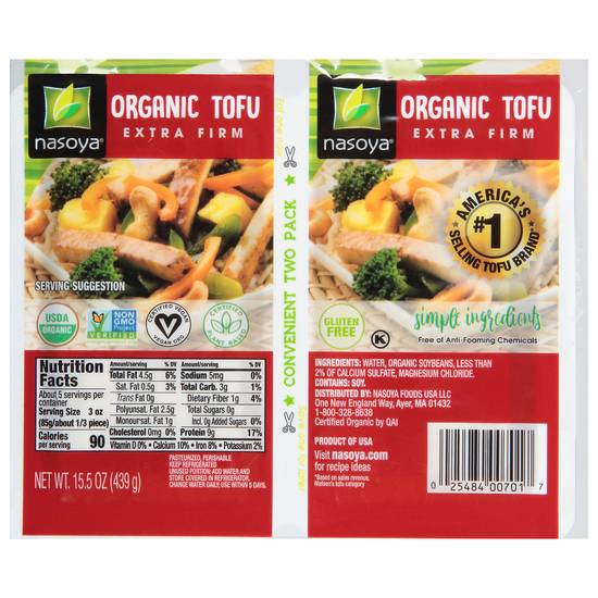 Nasoya Organic Extra Firm Tofu