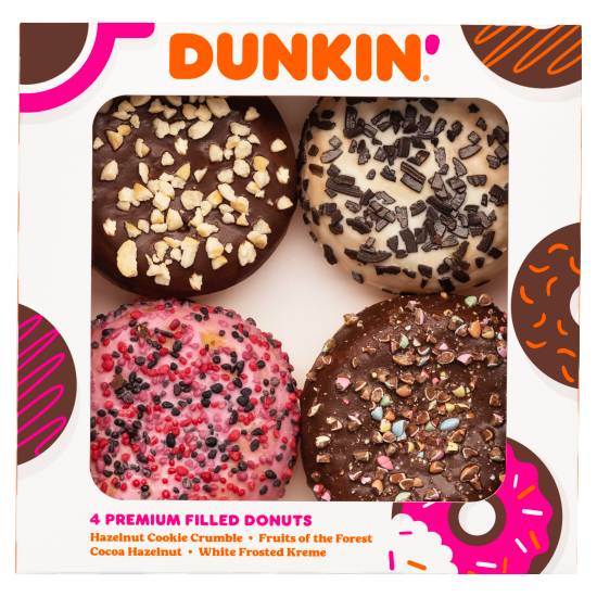 Dunkin' Premium Shells Donuts Variety pack (4 pack)