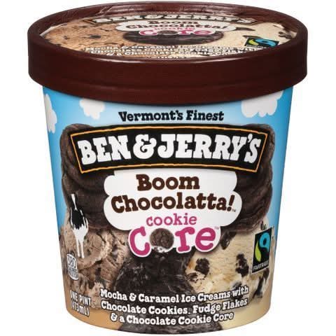 Ben & Jerry's Boom Chocolatta! Cookie Core Pint