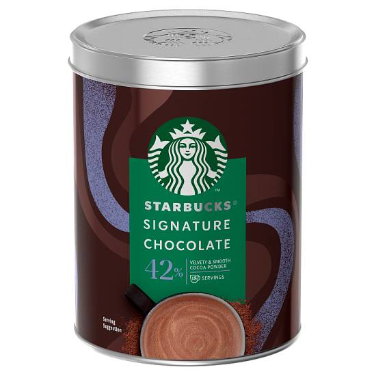 Starbucks Signature Chocolate 42% Cocoa Hot Chocolate Powder Tin