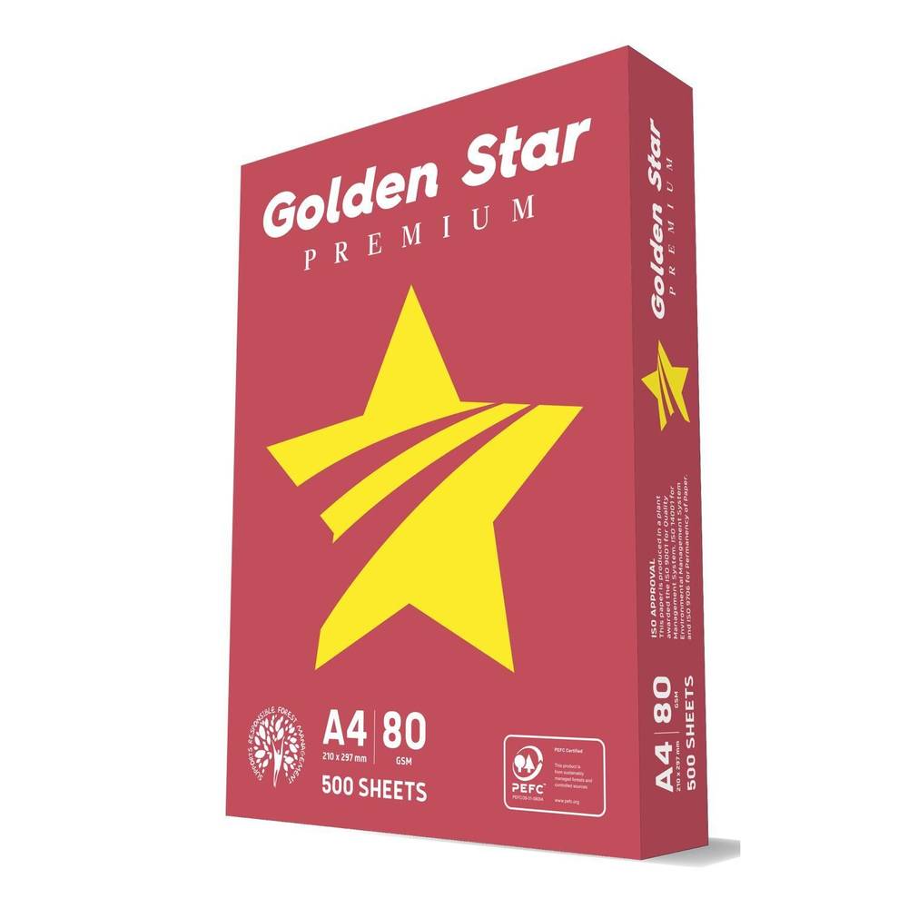 Golder Star - Ramette de papier 80g (a4/blanc)
