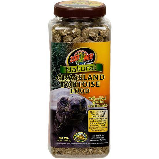 Zoo Med Natural Grassland Tortoise Food (15 oz)