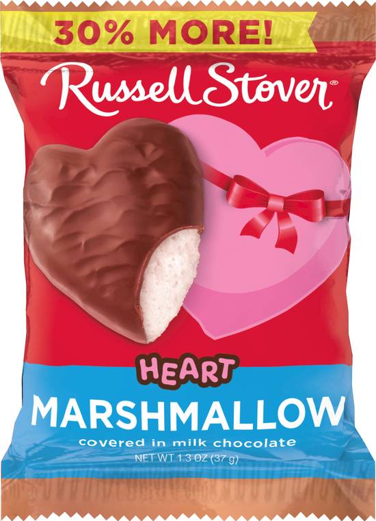 Order Russell Stover's Valentine's Day Milk Chocolate Marshmallow Heart food online from CVS store, Providence County on bringmethat.com