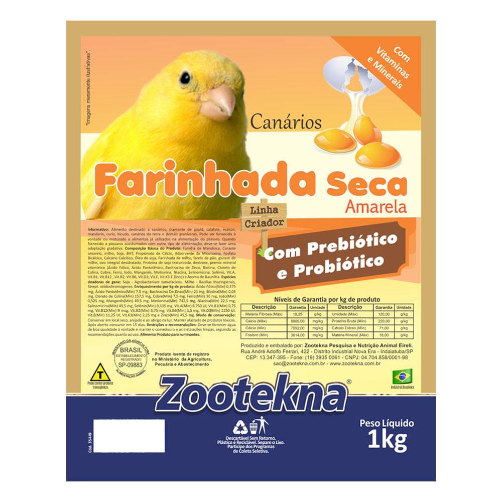 Zootekna · Farinhada seca amarela (1 kg)