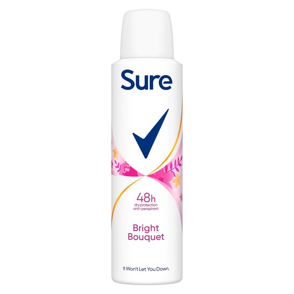 Sure Anti-Perspirant Aerosol Bright Bouquet (150ml)