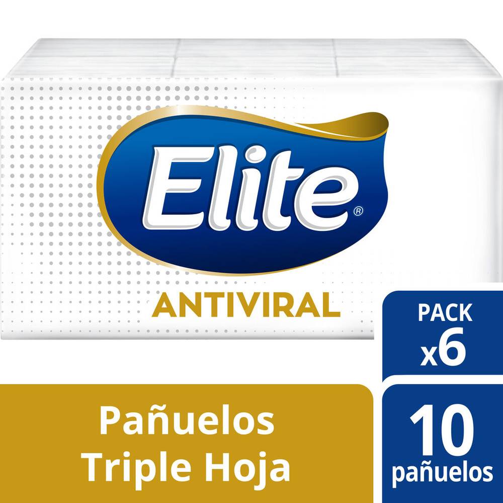 Pack de pañuelos desechables antiviral ELITE