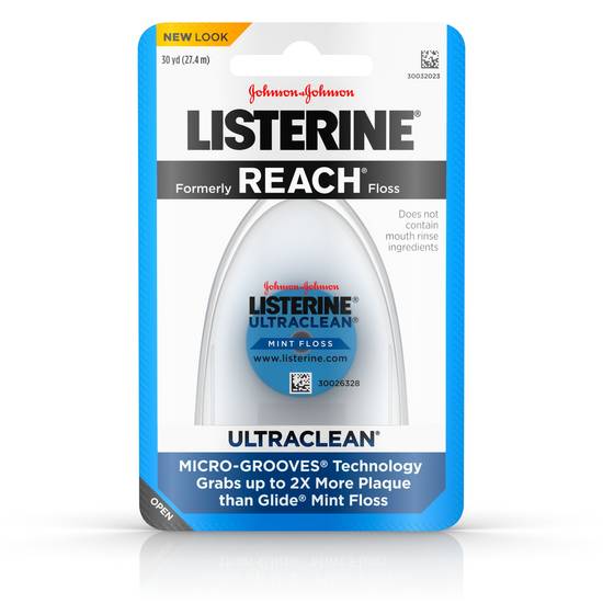 Listerine Ultraclean Dental Floss Oral Care Mint 30 Yards (1 ct)
