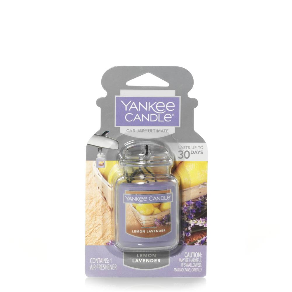 Yankee Candle Car Jar Ultimate Air Freshener(Purple) (lemon-lavender)