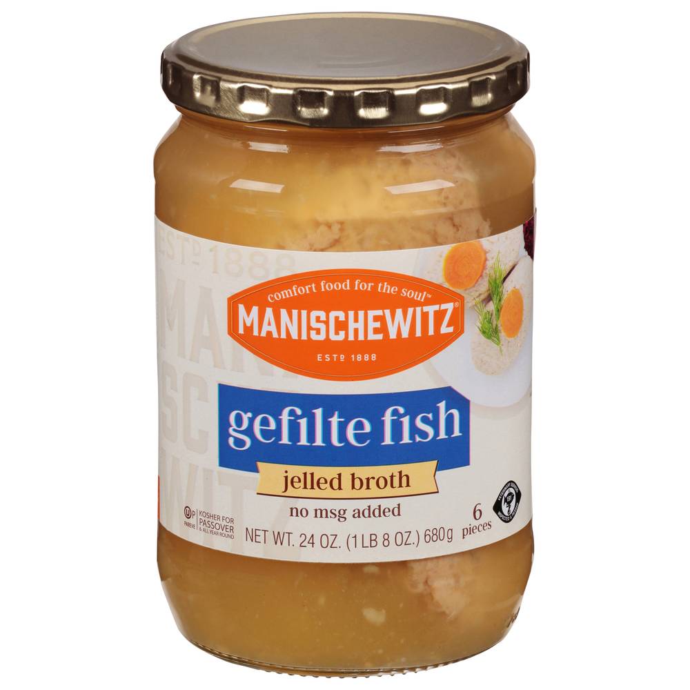 Manischewitz Gefilte Fish Jelled Broth (6 ct)