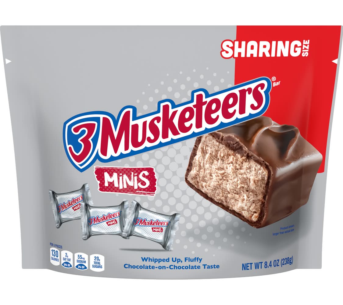 3 Musketeers Minis Milk Chocolate Candy Bars (8.4 oz)