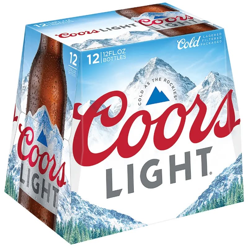 Coors Light Beer - 12 Pack