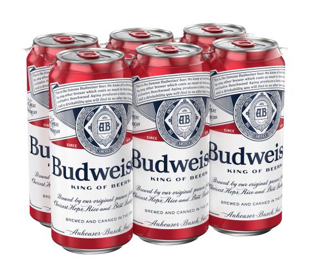 Budweiser Beer Genuine Lager - 6 Pack