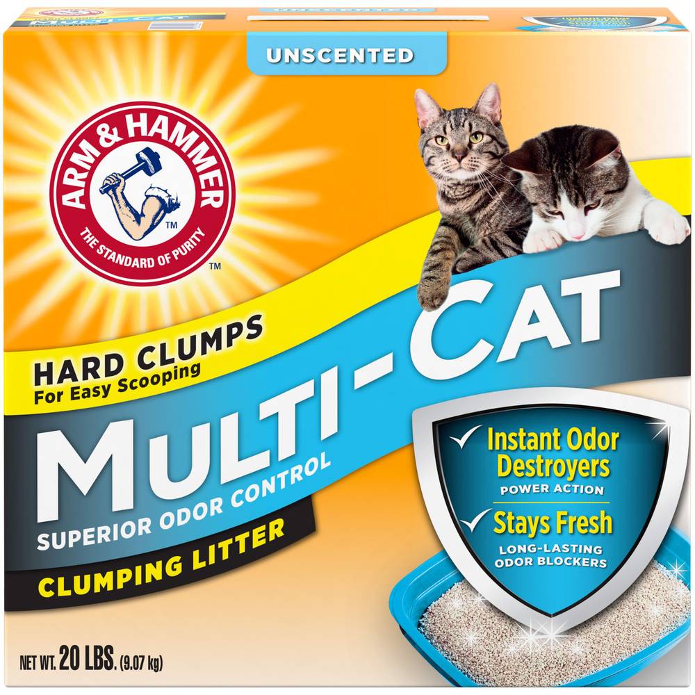 Arm & Hammer Multi Cat Extra Strength Clumping Litter (20 lbs)