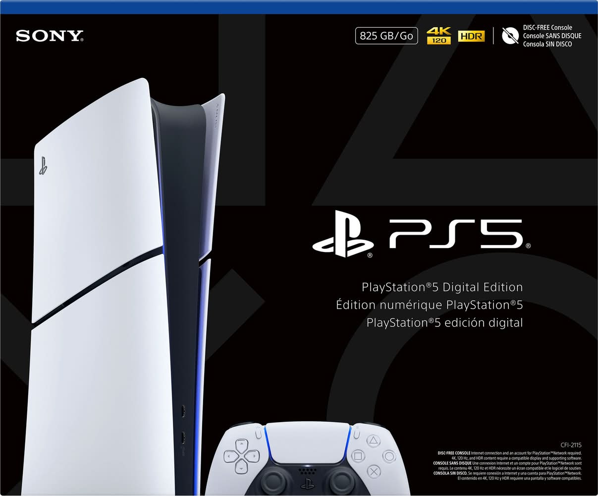 PlayStation 5 Slim Console Digital Edition – 825GB - PlayStation 5 