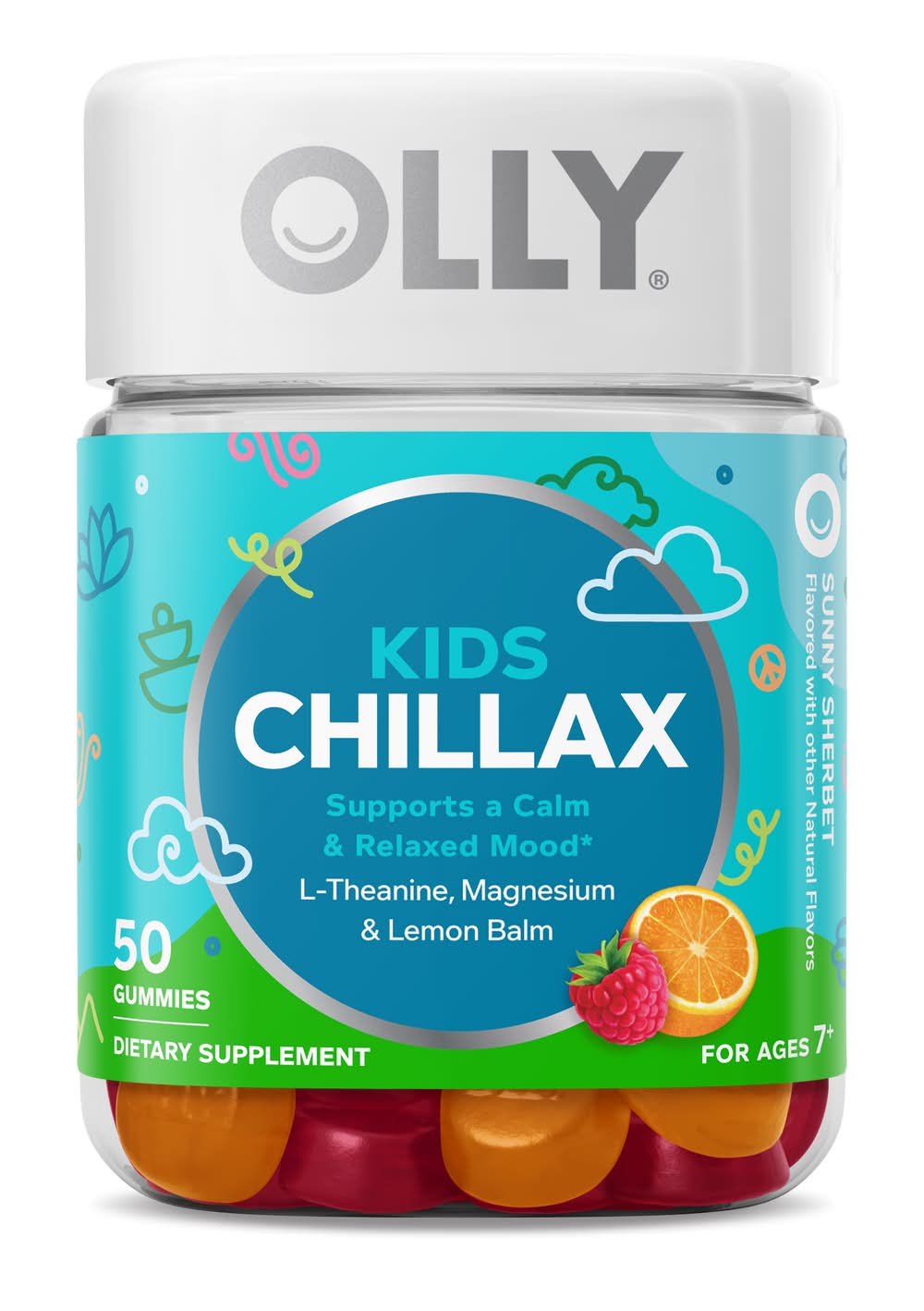 Olly Kids Chillax Sunny Sherbet Gummies (8 oz)
