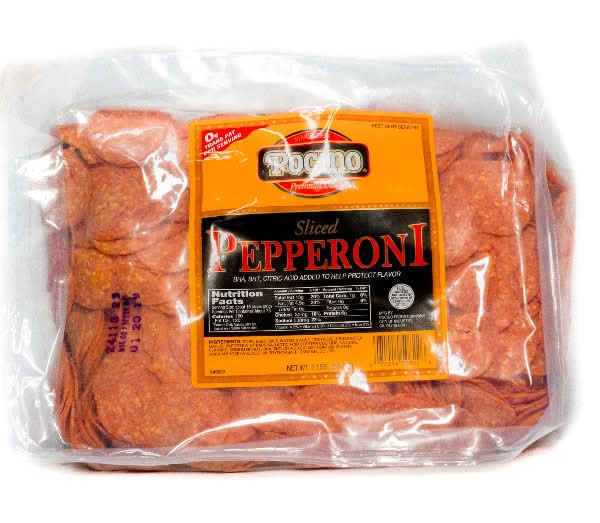 Pocino Sliced Pepperoni, 5 LB (80 oz)