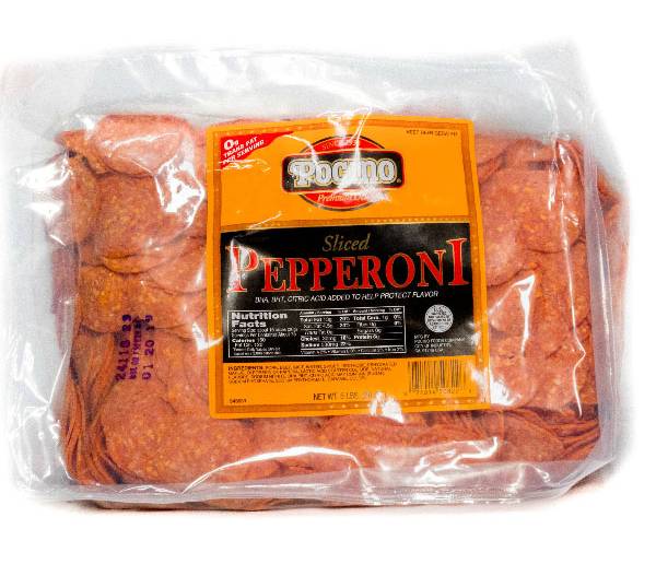 Pocino Sliced Pepperoni, 5 LB (80 oz)