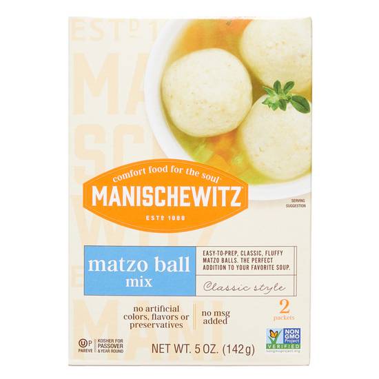 Order Manischewitz Matzo Ball Mix 5oz food online from Everyday Needs by Gopuff store, New Haven on bringmethat.com