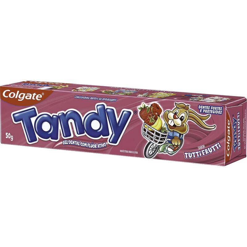 Colgate gel dental com flúor tutti fruti tandy (50 g)