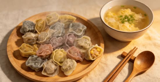 墨憩七彩餃子