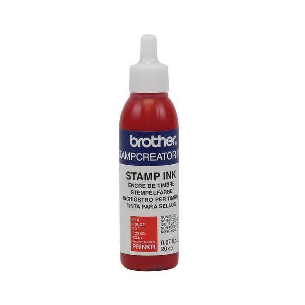 Brother Refill Ink Bottle, .67 Oz, Red