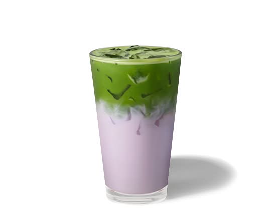 Iced Ube Vanilla Flavour Velvet Matcha Latte
