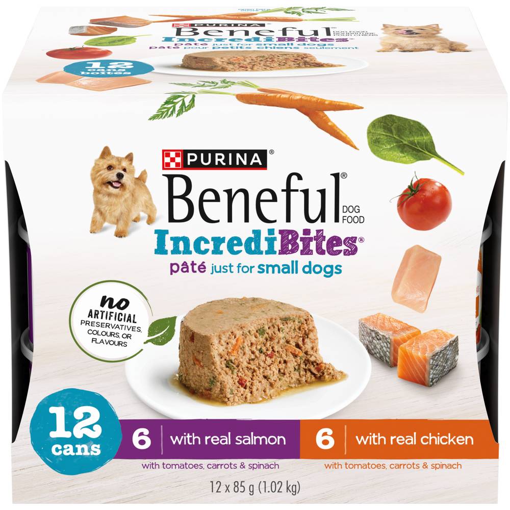 Purina Beneful Incredibites With Pâté Wet Dog Food Variety pack