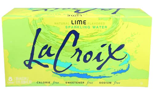 La Croix Lime Sparkling Water 8 Pack