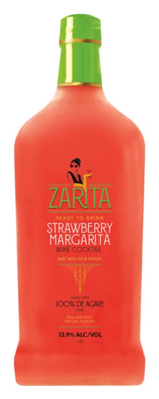 Zarita Margarita Wine Cocktail, Strawberry (1.5 L)