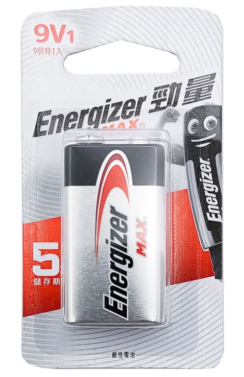 勁量鹼性電池9V