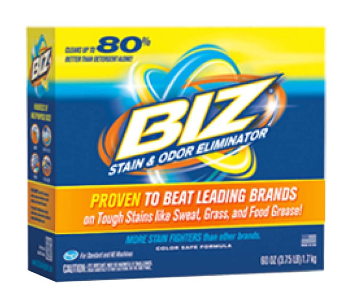 Biz Stain & Odor Eliminator Laundry Detergent Powder (60 oz)