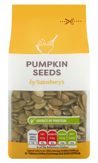 Sainsbury's Pumpkin Seeds (100g)