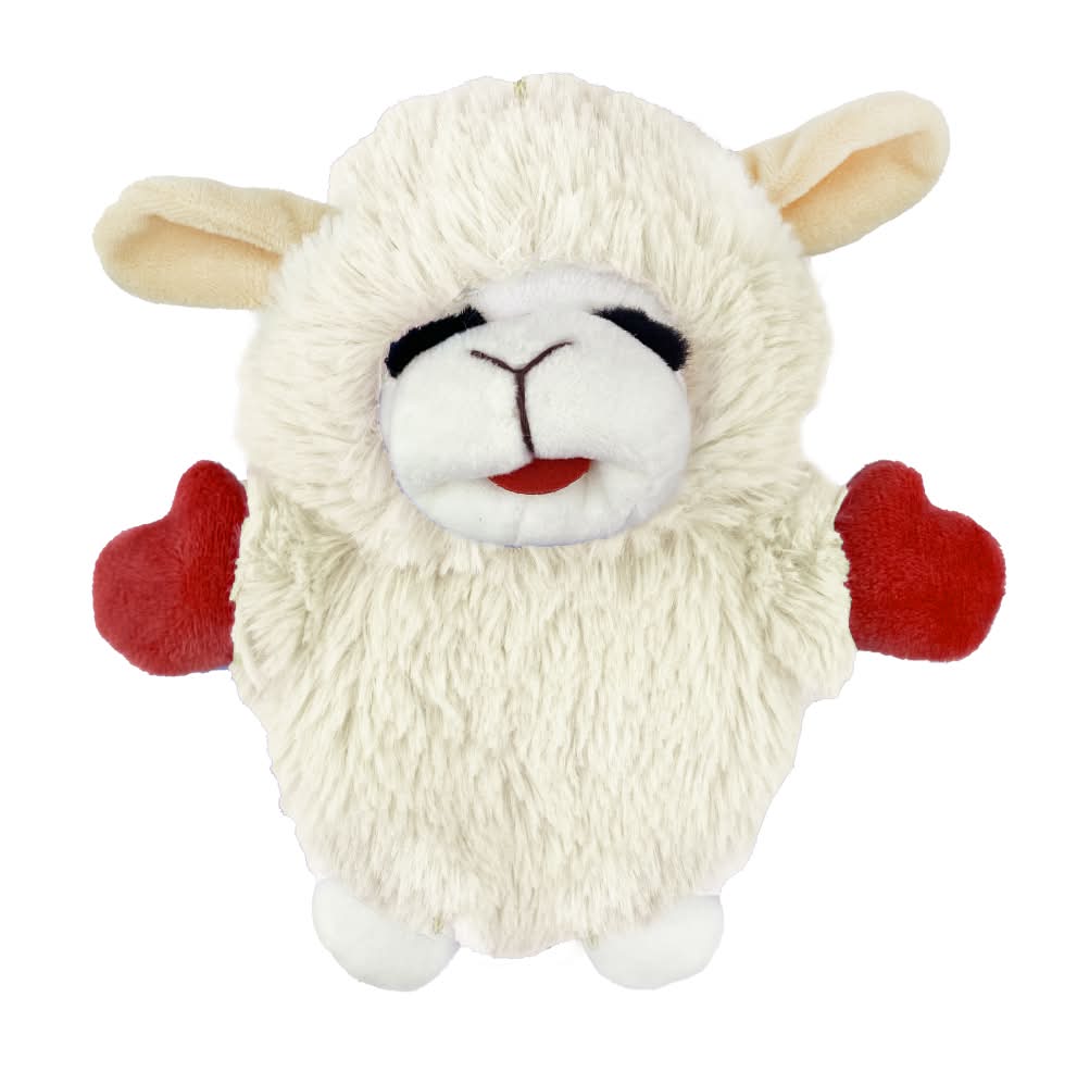 Multipet Mini Lamb Chop With Crinkle Dog Toy, XS