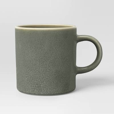 Threshold Stoneware Tilley Mug 13.52 fl oz, Olive Green