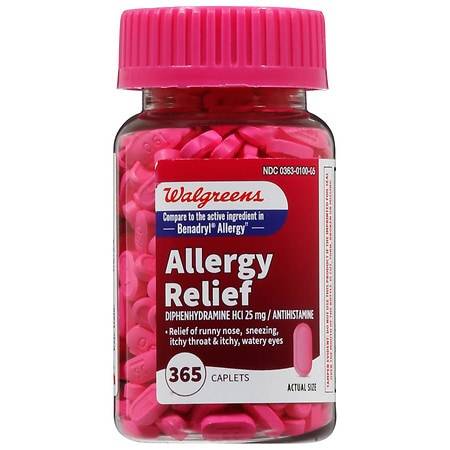 Walgreens Wal-Dryl Allergy Relief Caplets (365 ct)