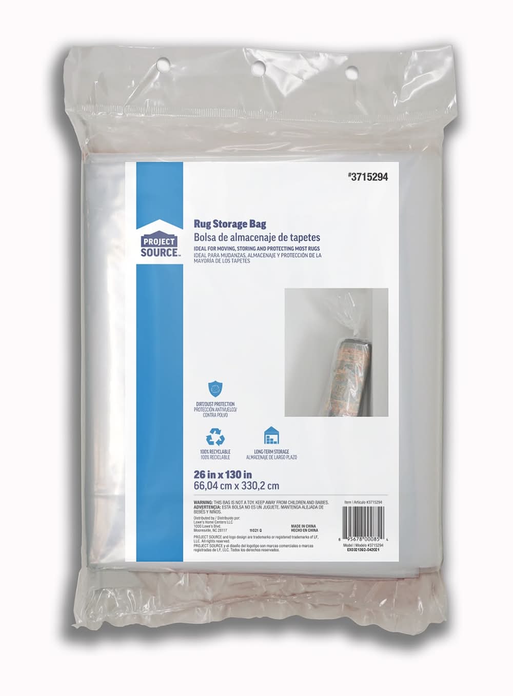 Project Source Multiple sizes Rug bag