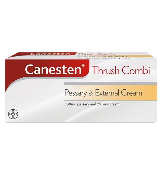 Canesten Thrush Combi 500mg Pessary & 2% External Cream