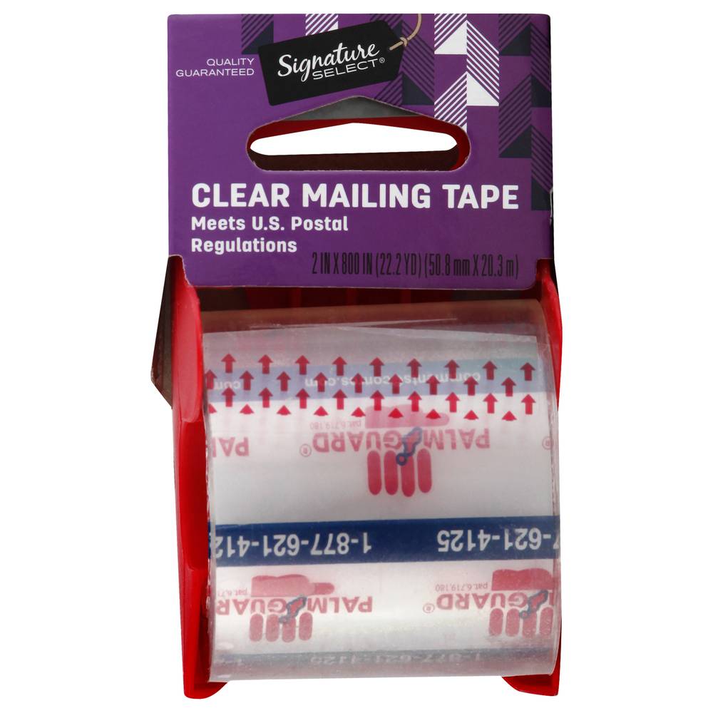 Signature Select 22 Yd Clear Mailing Tape