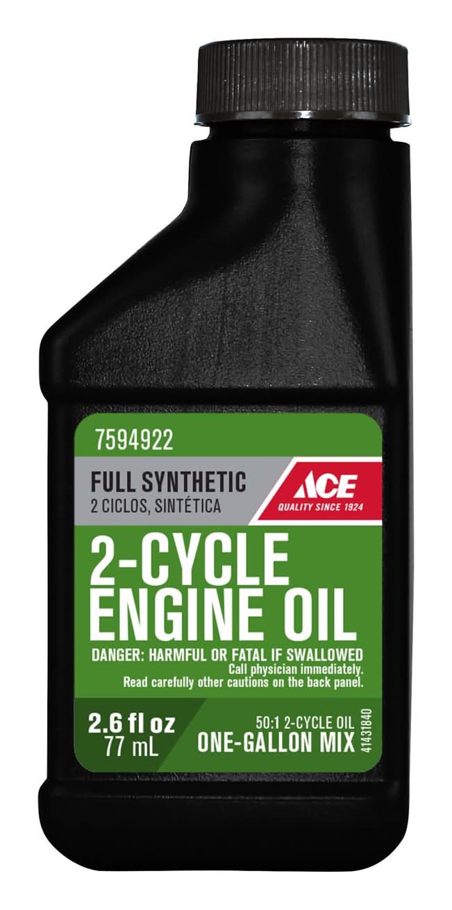 ACE Full Synthetic 2-Cycle 50:1 Engine Oil 2.6 Oz