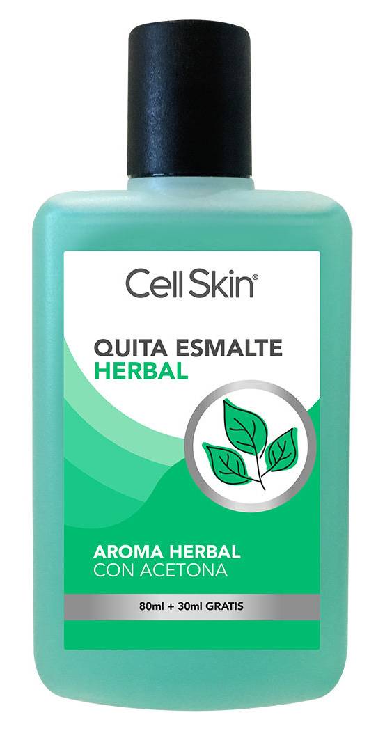 CELL SKIN QUITA ESMALTE HERBAL X110ml CELL SKIN