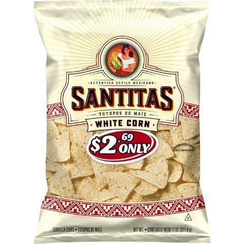 Santitas White Corn Tortilla Chips 11oz