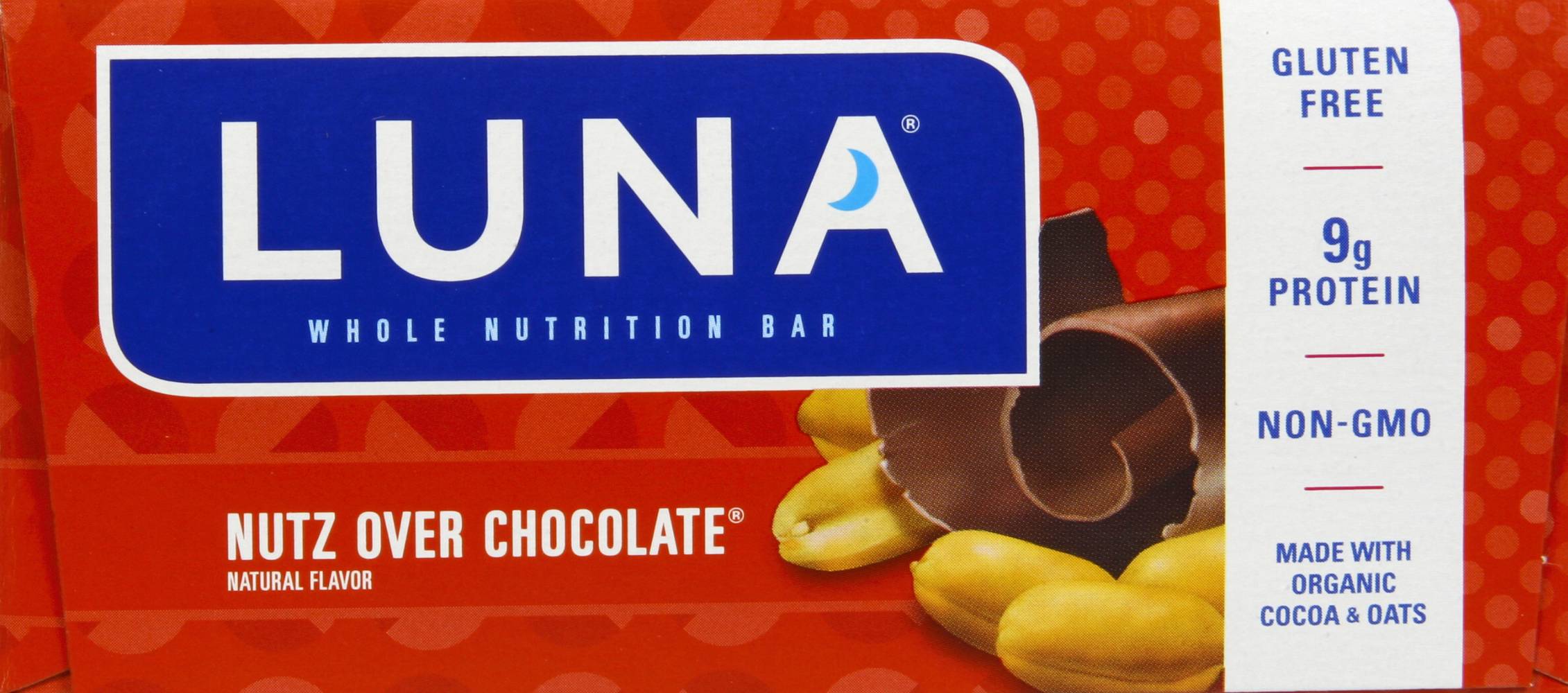 Luna Whole Nutrition Bar, Nutz Over Chocolate (1.69 oz)