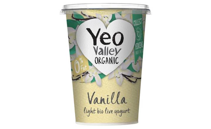 Yeo Valley 0% Fat Vanilla 450g (402392)
