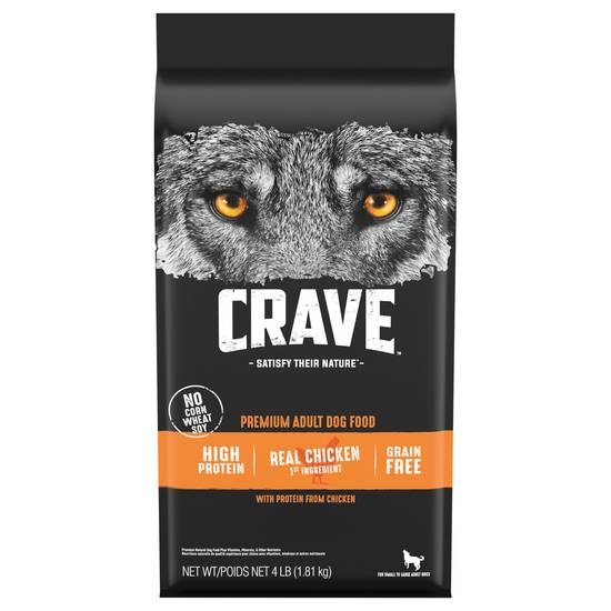 Crave Satisfy Their Nature With Protein From Chicken Premium Adult Dog Food