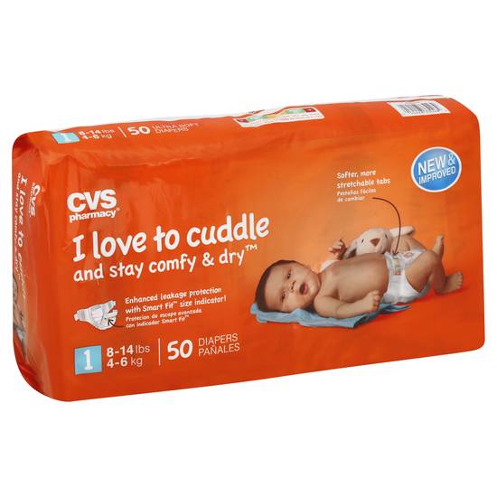 Cvs I Love To Cuddle and Stay Comfy & Dry Diapers