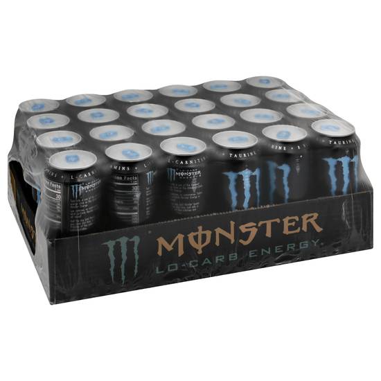 Monster Lo Carb Energy Drink (24 ct, 16 fl oz)