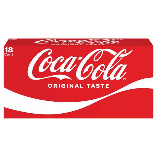Coca-Cola Original Soda (18 ct, 12 fl oz)