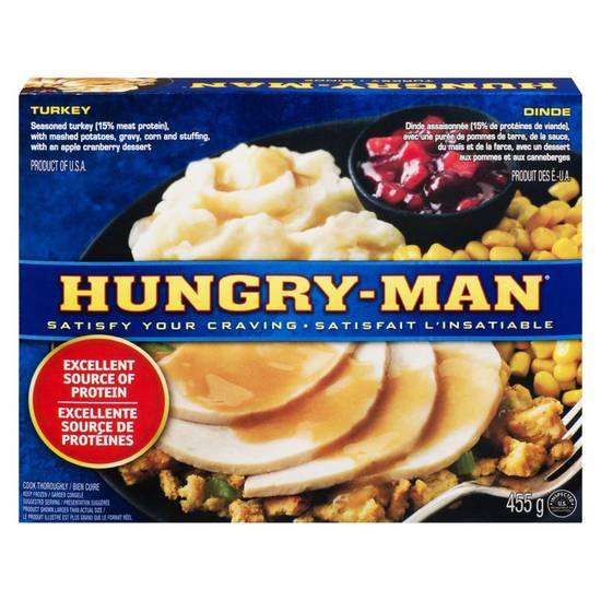 Swanson Hungry Man Roasted Carved White Meat Turkey (455 g)